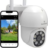 Camguard WiFi Beveiligingscamera Full-HD - Buiten camera - Nachtzicht - Draaibaar - Bewegingsdetectie en pushmeldingen - Bewakingscamera + 32GB SD Kaart
