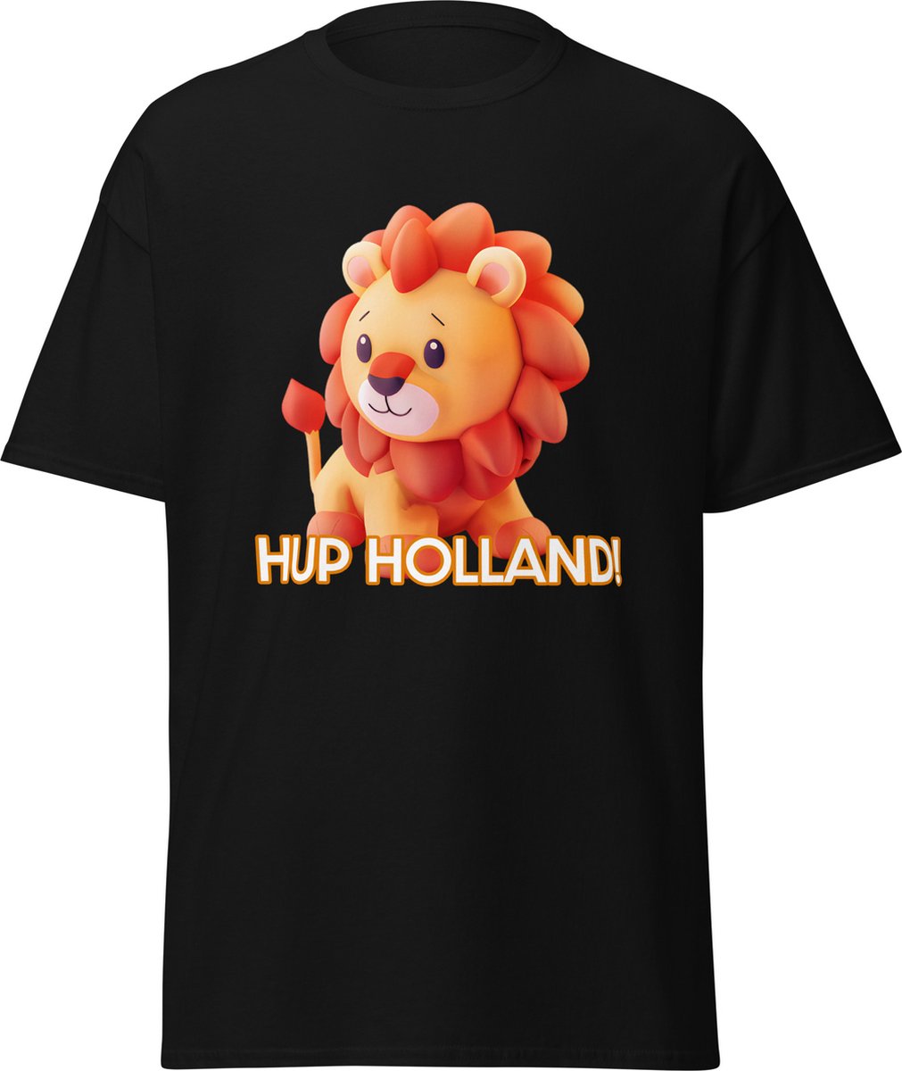 Hup Holland! T-Shirt - Zwart, 4XL