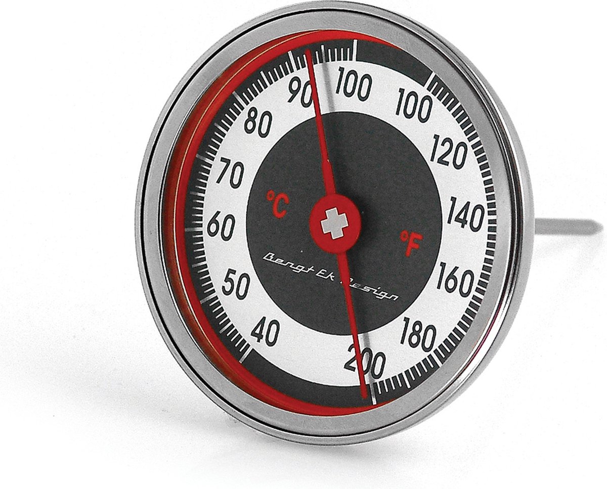 Bengt Ek Design - Thermometer - 40 tot 200 graden - Roestvrij Staal