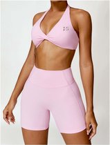 June Spring - Sport Top - Maat XL/Extra Large - Kleur: Roze - SUMMER COLLECTION - Vocht afvoerend - Flexibel - Comfortabel - Duurzame Kwaliteit - Sporttop voor vrouwen - Met ondersteuning