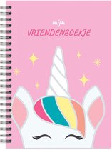 Vriendenboekje Meisjes | Vriendenboekje A5 | 140+ Pagina's | Ringband | Unicorn Vriendenboekje | Book of friends | Vriendenboek | Fotofabriek