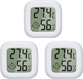 Mini LCD Thermometer Indoor Hygrometer Digitale Temperatuur Hoge Precisie Draagbare Vochtigheid -50 C ~ 70C 10 99% RH voor Woonkamer Magazijn Babykamer Kledingkast