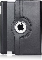 Hoes geschikt voor iPad 5 / 6 / Air 1 / Air 2 - 360° draaibare Bookcase - Zwart