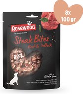 Pets Unlimited Steak Bites - bœuf - 8 sachets de 100g