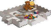 Relaxdays speelmat puzzel - met opstaande rand - dinosaurus - schuimrubber - zonder bpa