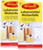 Aeroxon Meelmotten levensmiddelenmottenval 2x2 stuks