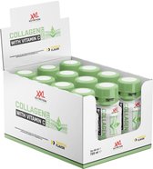 XXL Nutrition - Collagen Shot - Collageen Supplement met Vitamine C - Collageen Eiwit Shot - Tropical Flavor - NZVT - 12 Pack