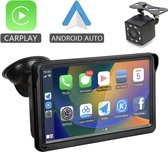 Carplay 7 pouces / Android Apple / Radio / Multimédia / Système de navigation / Lecteur vidéo / Portable / Écran tactile / Avec USB Aux pour caméra de recul