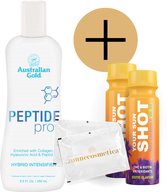 Australian Gold - Peptide Pro + 2 Your Sun Shots + 2 Verfrissingsdoekjes