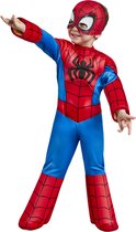 Rubies - Spiderman Kostuum - Spider - Man Jongen - Blauw, Rood - Maat 96 - Carnavalskleding - Verkleedkleding