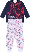 Pyjama SPIDER-MAN MARVEL marineblauw en grijs