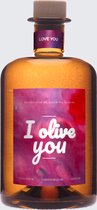 Olijfolie met Etiket: I olive you - Origineel Valentijn Cadeau - makeyour.com - Premium Olijfolie - makeyour.com