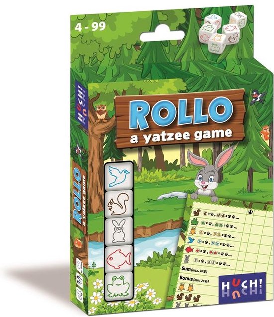 Rollo: A Yatzee Game- Dieren - Dobbelspel - Hutch/Hutter