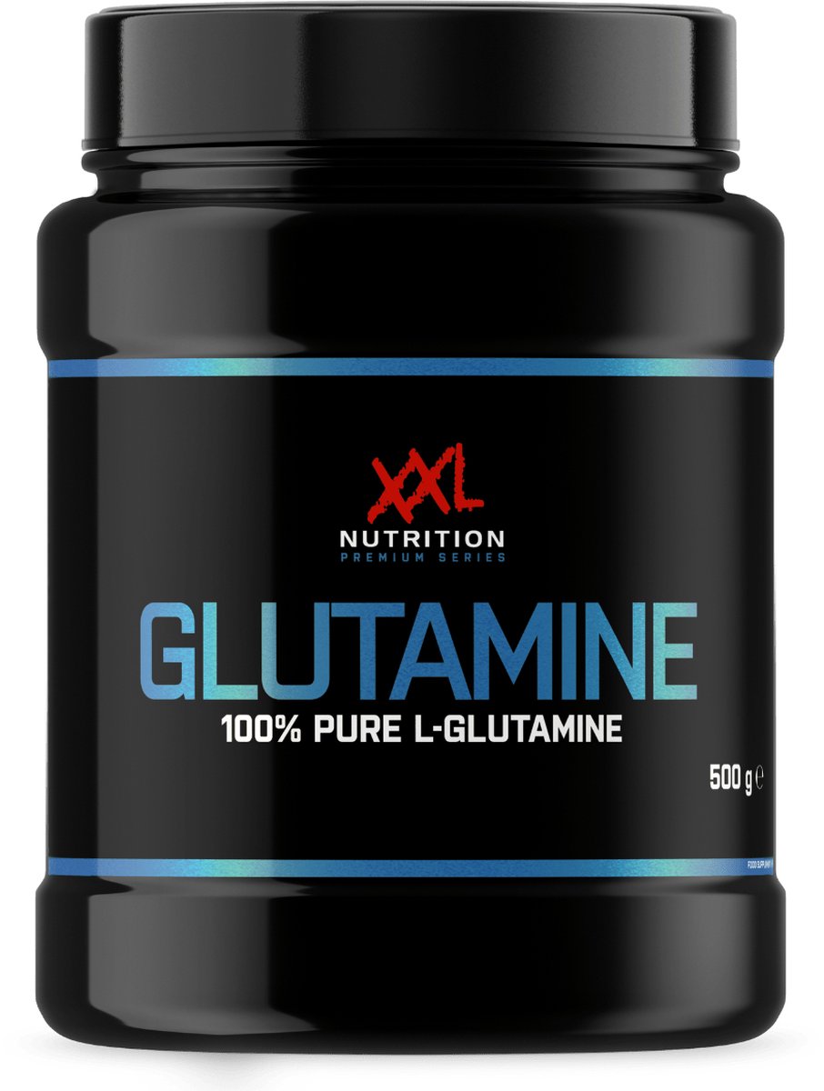 XXL Nutrition - Glutamine - Glutamine Poeder, Aminozuren - Framboos - 500 Gram