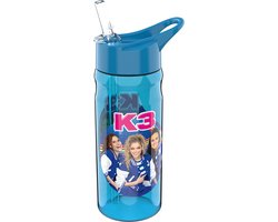 K3 - Waterfles - Drinkfles 500 ml - Blauw transparant - Sport