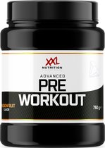 XXL Nutrition - Advanced Pre Workout - Low Sugar & Vetvrije Preworkout incl. Cafeïne - Passion Fruit - 750 Gram (30 servings)