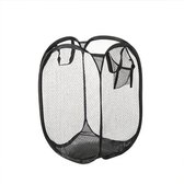 Bol.com Opvouwbare Wasmand - Mesh materiaal - Grote Capaciteit -50x30 cm - Zwart aanbieding