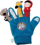 Eurekakids Speelhandschoen Blauw - Handschoen om met Baby te Spelen - Met Rammelaar - Vanaf 0 / 6 Maanden