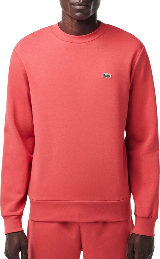 Lacoste Bio Cotton Fleece Crew Sweater Hommes - Taille S