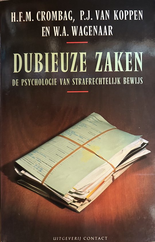 Dubieuze zaken - cover