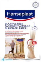 Hansaplast Blarenpleisters Pleisters L - 5 Stuks - Groot - Blaren - Voet - Hiel - Waterproof - Sterke Kleefkracht