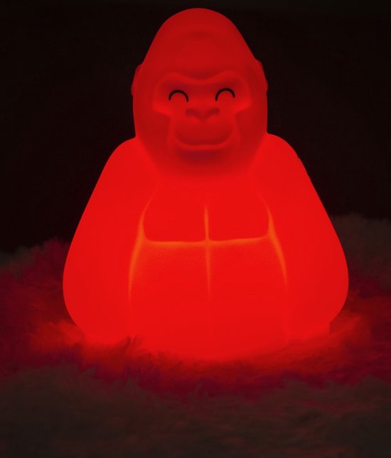 Dhink-Nachtlampje Gorilla in zacht knuffel-siliconen materiaal van Dhink — afbeelding 3