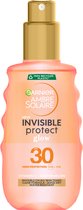 Garnier Ambre Solaire Invisible Protect Glow Zonnebrandspray - SPF30 - 150 ml