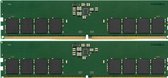 Kingston ValueRAM KVR56U46BD8K2-64 - Geheugen - DDR5 - 64 GB: 2 x 32 GB - 288-PIN - 5200 MHz / PC5-41600 - Cl46 - 1.1V - On-die-ECC