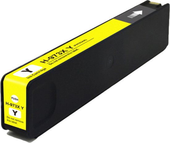 Inktcartridges Geschikt voor HP 973 | 1x Geel Geschikt voor HP Pagewide Pro 452dn, 452dw, 477dn, 477dw, 477dwt, 552dw, 577dw, 577z