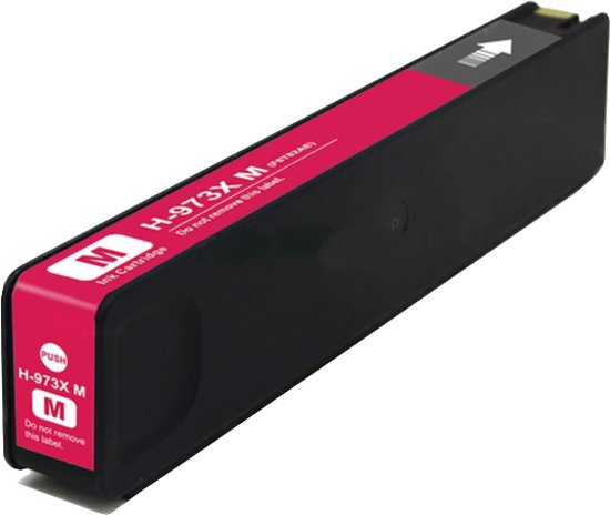 Inktcartridges Geschikt voor HP 973 | 1x Magenta Geschikt voor HP Pagewide Pro 452dn, 452dw, 477dn, 477dw, 477dwt, 552dw, 577dw, 577z