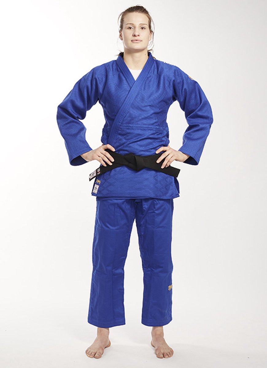 Ippon Gear Legend Slimfit, IJF goedgekeurd Blauwe jas (Maat: 150)