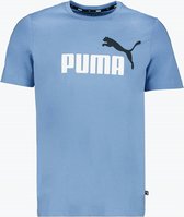 Puma ESS+ 2 Col Logo heren T-shirt blauw - Maat XL