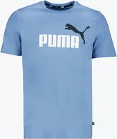 Puma ESS+ 2 Col Logo heren T-shirt blauw - Maat L