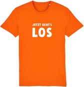 Jetzt geht's los Rustaagh unisex t-shirt M - Oranje shirt dames - Oranje shirt heren - Oranje shirt nederlands elftal - ek voetbal 2024 shirt - ek voetbal 2024 kleding - Nederlands elftal voetbal shirt