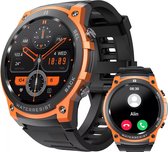 Synyq Ultra Smartwatch Men 51mm - Écran 1.43 AMOLED HD - Montre de Sport - Podomètre - Compteur de calories - Compteur de sommeil - Montre Homme - Smartwatch Men - IOS & Android