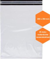 25x Verzendzakken voor kleding - verzendenveloppen - CoEx zakken - webshop zakken - 200 x 350 mm - waterdichte koerierszakken