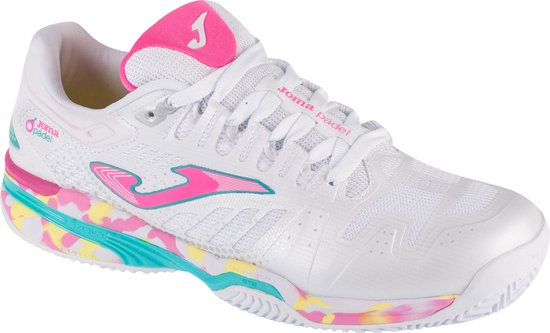 Joma Slam Jr 2332 JSLAMW2332C, pour fille, Wit, Chaussures de tennis, buty do padla, taille: 35