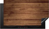 KitchenYeah® Inductie beschermer 90x52 cm - Bruin - Houtlook - Afdekplaat voor kookplaat - Inductieplaat mat - Beschermingsmat - Beschermplaat - Keuken bescherm decoratie - Afdek kookplaten