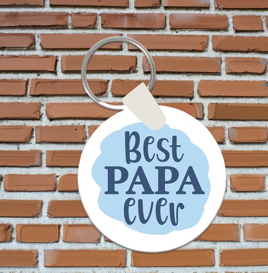 Vaderdag sleutelhanger - Best papa ever
