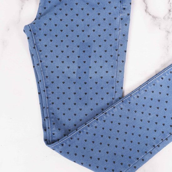 Pantalon en jean forme coeur avec ondulation de Denim Co's