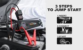 ShopEighty8 - Jump Starter - Powerbank - Batterie de voiture - Booster de voiture - Chargeur de batterie externe - 4000A - Zwart/ Grijs