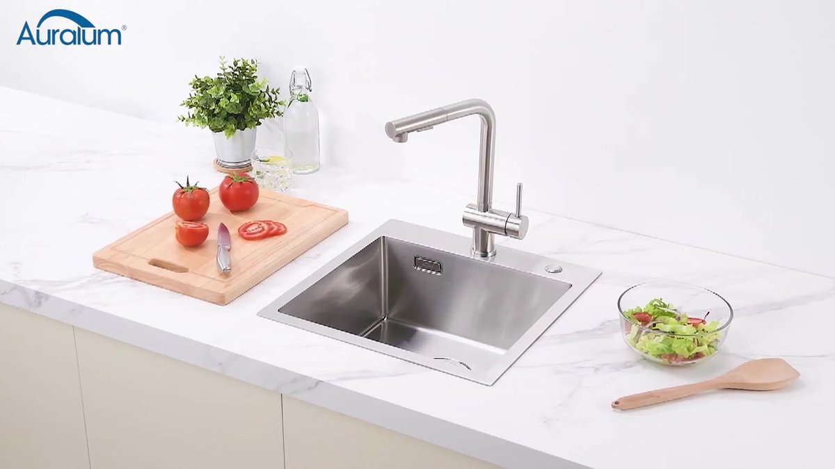 SPOELBAK VK GUNMETAL LORRAINE CE Design*18/10*easyclean *KB>600mm* Furniture Fittings SPOELBAK VK GUNMETAL LORRAINE CE Design*18/10*easyclean *KB>600mm* Furniture Fittings