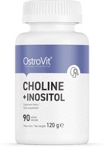 Mineralen - 12 x OstroVit Choline + Inositol 90 tabletten -