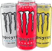 Monster Energy Ultra - Ultra White Energy Drink - Pre Workout - 1 Blikje (500 ml)