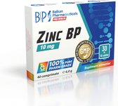 Mineralen - Zink BP 10mg - 40 Capsules - Balkan Pharmaceuticals -