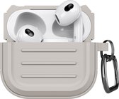 YONO Hoesje geschikt voor Apple Airpods 3 - Army Case - Beige