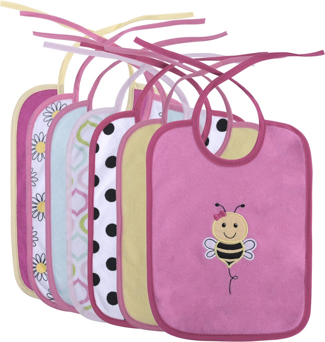 Goedkoopste Lorelli Double Girl 7 Stuks Slabbetjes 1026021-0003