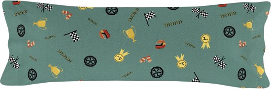Kussensloop HappyFriday Baleno Teen Racer Car Multicolour 45 x 110 cm