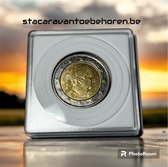 Caravax - euromunten verzamelen - munthouder 2 euro - vierkant