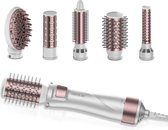 Cecotec Luchtborstel 5-in-1 Bamba CeramicCare 5in1 Pro. 1000 W, Keramiek, Ionentechnologie, 3 Temperatuurinstellingen en 2 Snelheden, Koude Lucht Functie, Inclusief 5 Koppen